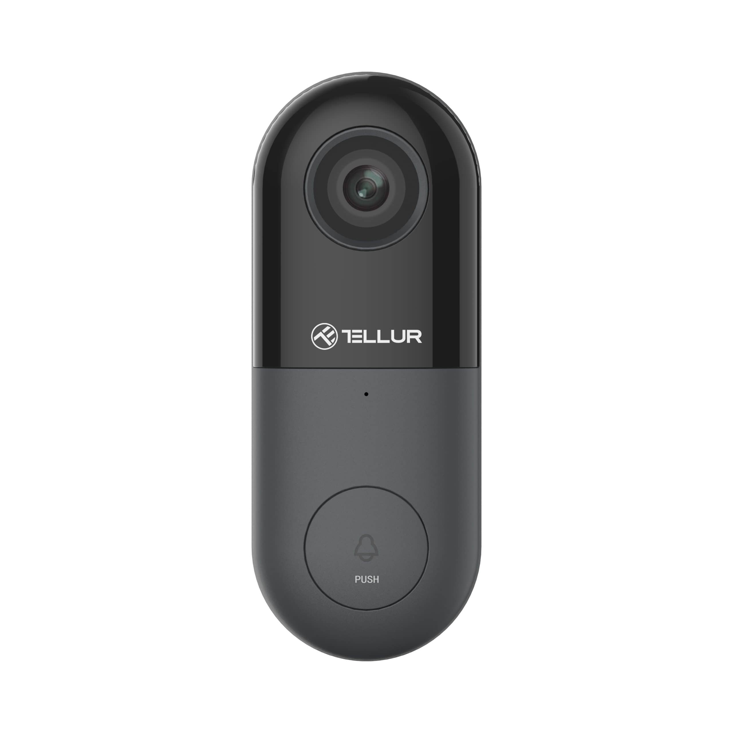Videó Kaputelefon Vezetékes TELLUR, 1080P, Infravörös 130°, Wi-Fi, microSD foglalat — imaginea 4