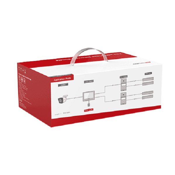 Analóg Kaputelefon Készlet HikVision DS-KIS101-P(S), 7 hüvelykes kijelző, 2 MP kamera, IR távolság 2 méter — imaginea 4