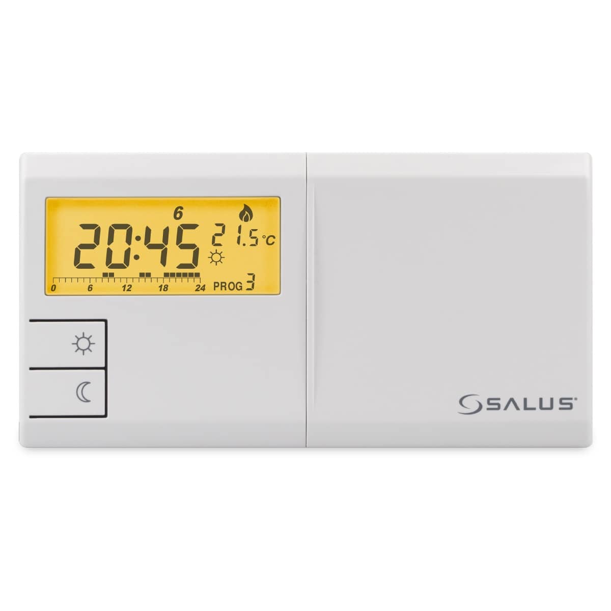 Programozható Termosztát Salus 091FL, LCD kijelző, 9 program, Energiamegtakarítás akár 30% — imaginea 2