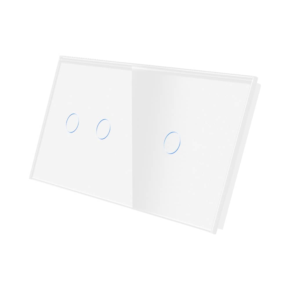 LUXION Dupla + Egyszerű Üveg Érintőkapcsoló Panel — imaginea 2