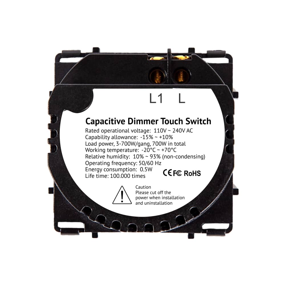 LUXION Egyszerű Fényerőszabályzós Dimmer Érintőkapcsoló Modul — imaginea 4