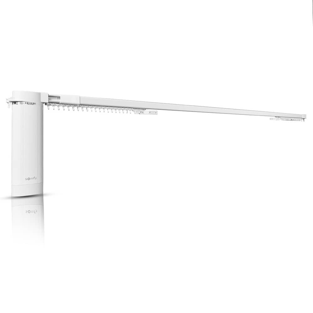 Somfy Movelite 35 RTS Elektromos Intelligens Függönykarnis, Draperia Motor Készlet, Állítható Sínek 2,2-4M, Akkumulátorral — imaginea 1