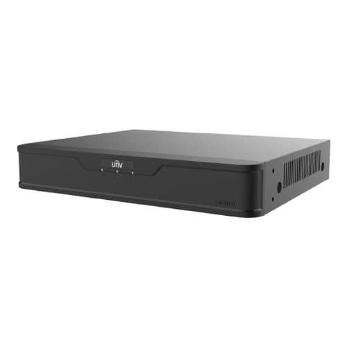 NVR Hálózati videorögzítő UNV 4 csatornás, 4K, max. 12 MP, 1U, Ultra 265, HDMI és VGA kimenet — imaginea 2